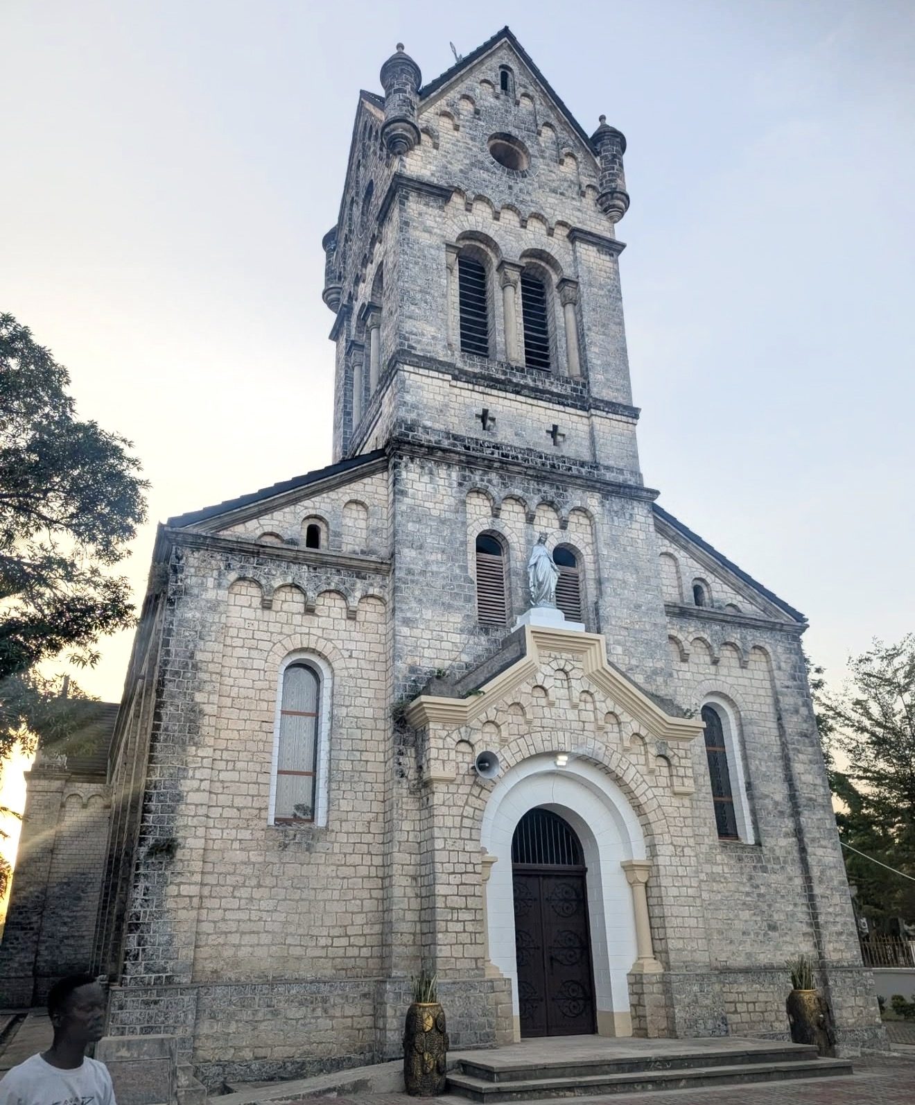 The historic Catholic mission church in Bagamoyo